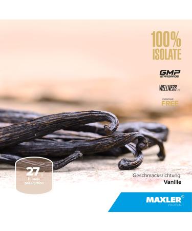 Maxler 100% Whey Protein Isolate Powder - Natural Vanilla Flavor Sugar-Free 300g - Premium Pasture-Raised Protein  - Buy Online on GoSupps.com