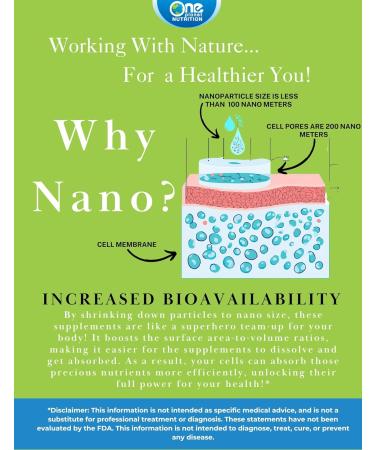 One Planet Nutrition Nano Stress 500 mg Veggie Capsules (120 Servings) Nano Adaptogenic Blend Vegan Non-GMO Gluten-Free - Buy Online on GoSupps.com