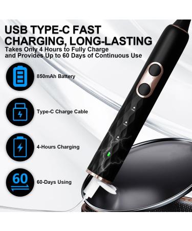 M6 Upgraded Sonic Electric Toothbrush for Adults - USB Rechargeable 8 Brush Heads 9 Modes Smart Timer Long Battery Life - Buy Now - Buy Online on GoSupps.com