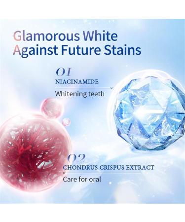 BodyAccel Nicotinamide Dazzle White Toothpaste | Intensive Whitening Fresh Breath Stain Removal & Complete Care - Natural Toothpaste for Healthy Teeth - Buy Online on GoSupps.com