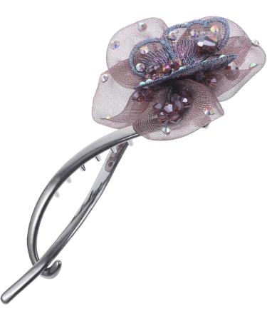 Beaupretty Rhinestones Hair Barrette headgear clips barrettes french clips butterfly claws french barrette clips jaw clamps bow clip Miss rhinestones Make Up Hair Clips - Buy Online on GoSupps.com