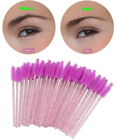 200 PCS Mascara Wands Eyelash Brushes Eyebrow Brush Applicator Cosmetic Makeup Brush Tool Kits for EyeLash Extension and Makeup (PLBK) - Buy Online on GoSupps.com