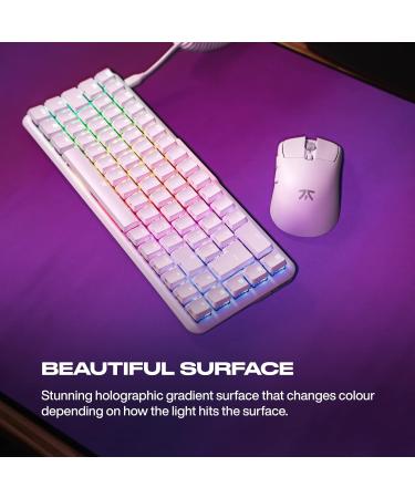 Fnatic JET L Pro Gaming Mouse Pad | Large Size | Speed Waterproof Surface | Stitched Edges | Anti-Slip Base | Holographic Laminate | 465x372x3mm - Buy Online on GoSupps.com