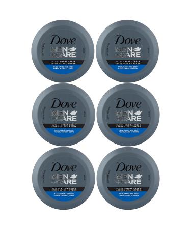 Dove Men+Care Ultra Hydra Cream Dove Lotion 3-In-1 Advanced Skin Care for Men Face Cream Hand Cream and Body Lotion for Extremely Dry Skin All Skin Types 5.07 Fl Oz (Pack of 6) Unscented 0.85 Fl Oz (Pack of 6)