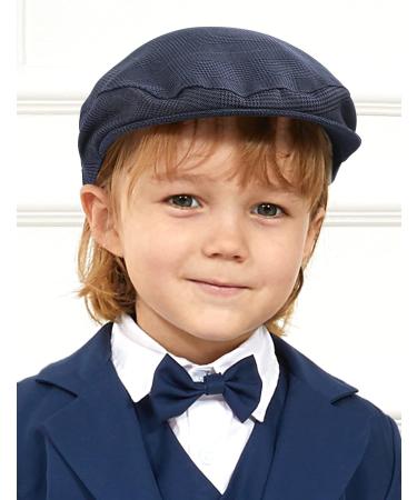 Mint Green Baby Flat Cap | Vintage Drivers Hat | Breathable & Soft | Ages 0-8 Years | Sapphire Blue (2-3 Years) - Buy Online on GoSupps.com