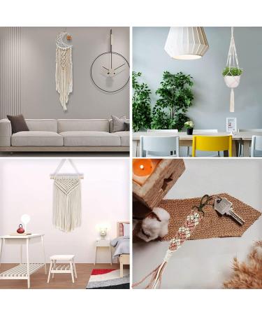 4-in-1 Macrame Kit for Adults - Wall Hanging, Plant Hanger, Dreamcatcher, Keychain with Instructions and Tutorials - Buy Online on GoSupps.com