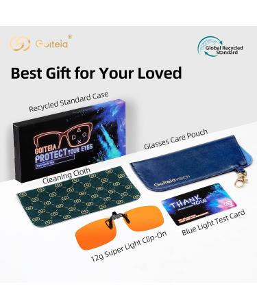 Goiteia 100% Blue Light Blocking Glasses - Computer & Gaming Glasses for Better Sleep | Anti-Eye Strain | International Shipping Available - Buy Online on GoSupps.com