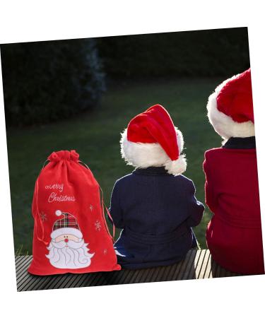 Anneome 1pc Christmas Bag Xmas Favors Bag Christmas Favor Bags Party Storage Bag Candy Packing Bag - Buy Online on GoSupps.com