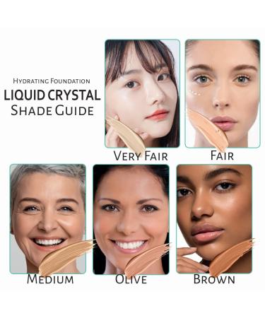 OMOROSE LIQUID CRYSTAL Hydrating Liquid Foundation - Medium | Smooth BB Cream Formula - Buy Online on GoSupps.com