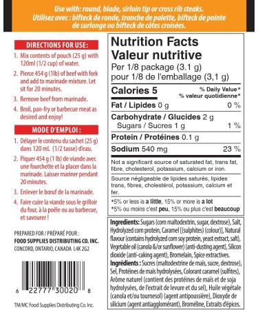 Magic Creations 20 Minute Beef Marinade (50 pack) - Buy Online on GoSupps.com