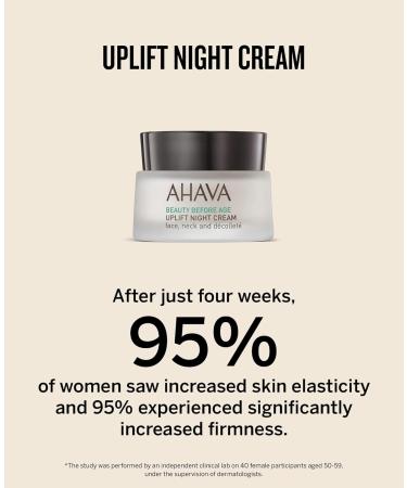 AHAVA Uplift Night Cream for Face/Neck and Decollete - Buy Online on GoSupps.com