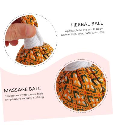 Amosfun 3-Pack Warm Roasted Wormwood Herbal Foot Massage Balls - Natural Heat Compress for Spa Therapy - Buy Online on GoSupps.com