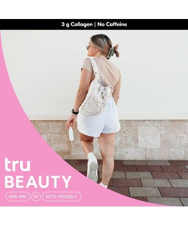 Tru Beauty Liquid Collagen Peptides Shots (12-Pack) with Biotin, Hyaluronic Acid, Vitamin C & A - Cranberry Flavored, 2 Fl Oz Each (Pack of 12) - Buy Online on GoSupps.com