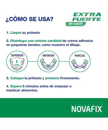 Novafix - Extra strong adhesive cream 75 g - Buy Online on GoSupps.com