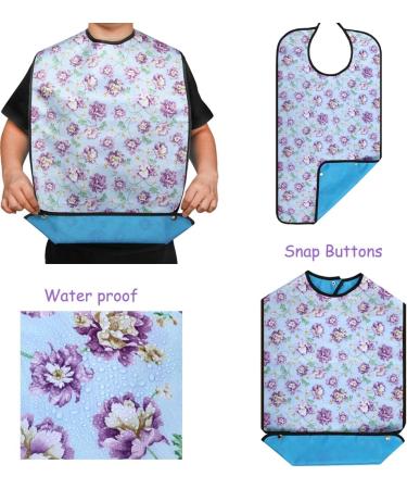 Shop Tesslove Adult Libbar Washable Waterproof Clothing Protector - Butterfly & Flower Design - Ideal for Meals - International Shipping Available - Buy Online on GoSupps.com