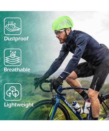 GeeRic Waterproof Rain Cover for Bicycle Helmet - X2 Pack Protect Your Helmet with Water-Repellent Covers - Buy Online on GoSupps.com