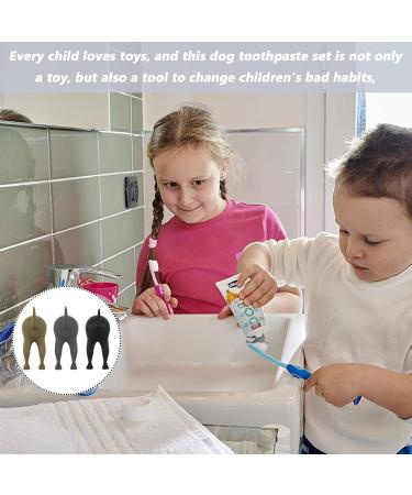 Dog Toothpaste Butt Paste Topper 3PCs - Funny Dispenser for Dog Droppings & Gifts - Buy Online on GoSupps.com