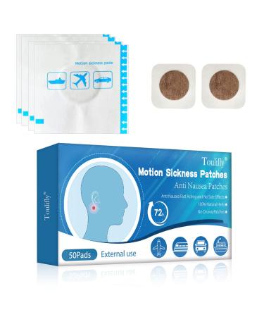 TOULIFLY Motion Sickness Patch 50 Pack - Buy Online on GoSupps.com