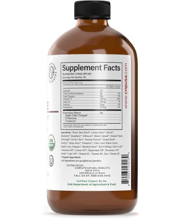 Organic Urinary Tract Complete 16oz - Bladder Health, UTI Prevention & Yeast Infection Treatment - 16 Fl Oz - Buy Online on GoSupps.com