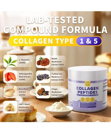 Collagen Peptides* Powder for Women, Night Repair, Support Skin, Hair, Nail, Marine Collagen Supplements with Hydrolyzed Type I, L-Theanine, Ashwagandha, Mushroom, Soursop Flavored, 180g/6oz 6.35 Ounce (Pack of 1) - Buy Online on GoSupps.com