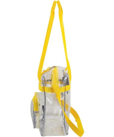 Eastsport Clear Stadium Tote - Honey Bun Yellow | Approved for Sporting Events - Buy Online on GoSupps.com
