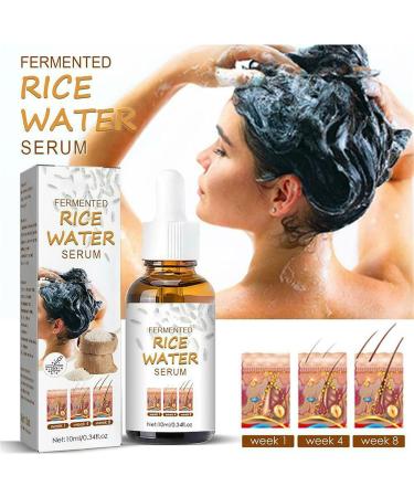 Xltyyds Puraect Fermented Rice Water Serum - Biotin Hair Growth Enhancer for Thinning Hair & Hair Loss (10ml 2PCs) - International Shipping Available - Buy Online on GoSupps.com