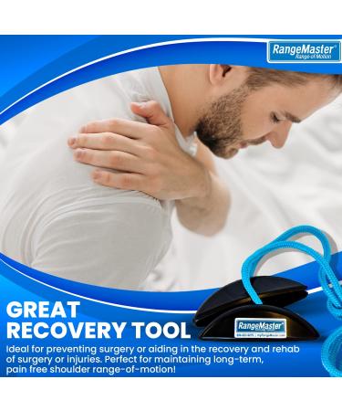 RangeMaster BlueRanger Shoulder Pulley with Patient Guide  Aids Recovery and Rehabilitation  Helps Enhance Pain Free Range of Motion  Adjustable  Metal Bracket Door Attachment Metal Bracket Door Attachment Blue - Buy Online on GoSupps.com