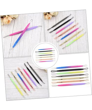 Angoily Cleaning Tools 7pcs Pimple Removal Supply Tools Stainless Mixed Pore Hidden Tool Extractor Needles Comedone Extractor - Buy Online on GoSupps.com