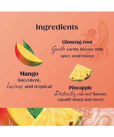  Twinings Twinings Focus 2 x 20 tea bags with mango pineapple and ginseng - Buy Online on GoSupps.com