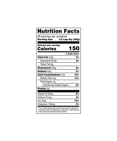 Terrasoul Superfoods Organic Rolled Oats 2.5 lbs - Gluten-Free Old-Fashioned Whole Grain - Buy Online on GoSupps.com