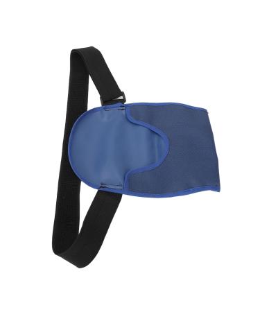 Stom tap cover stretchy adapted belt washable cover colostomy bag waterproof portable fast drying for urostomy for patients (blue)