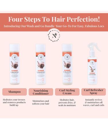 NaturAll Sea Moss & Chebe Anti Frizz Conditioner - Sulfate-Free Curl Hair Care for Dry Damaged Hair - Moisturizes Detangles & Reduces Breakage (8.5 Oz - Buy Online on GoSupps.com