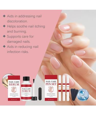Coffret s rum soin des ongles : utilis pour am liorer les mycoses des ongles des mains et des pieds et r parer les ongles ab m s d color s et paissis. - Buy Online on GoSupps.com