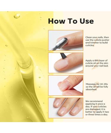 Modelones Cuticle Oil 15ml Nail & Cuticle Care Strengthener Oil Vitamin E + B Cuticle Revitalizing Oil for Nail Growth and Gel Nail Polish - Buy Online on GoSupps.com