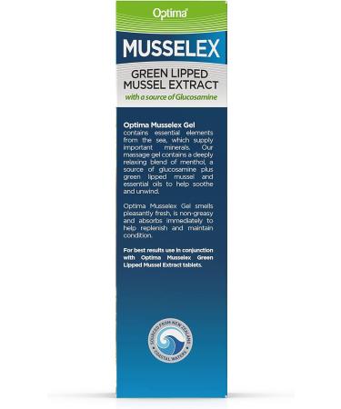 Optima MusselEx Gel Natural Cruelty Free Green Lipped Mussel Extract Tissue & Joint Massage 125 ml (Pack of 2) - Buy Online on GoSupps.com