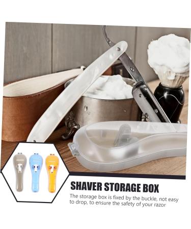 Hakidzel 3-Piece Razor Storage Box | Manual Safety Razor Holder Travel Case for Men | Durable & Compact Design - Buy Online on GoSupps.com