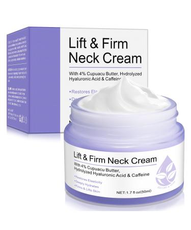 XIAMOFUZHOU Neck Firming Cream - 1.7 FL OZ Tightening & Lifting Neck Firming Moisturizer Lotion for Fine Line Crepey Skin Skin Care Moisturizer Restores Elasticity Face Cream