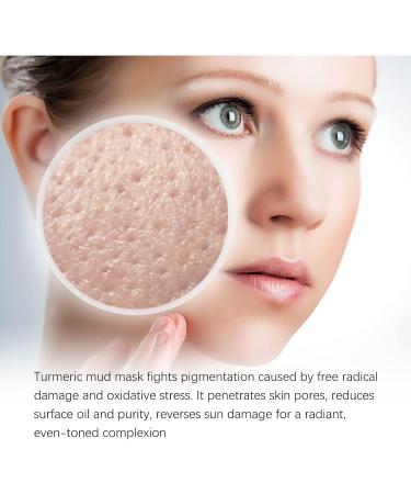 Turmeric Vitamin C Clay Mask- Face Masks- Deep Cleansing Unclog Pores- Dark Spot Remover -Controlling Acne Oil- Reduce Redness and wrinkles- Face Mask Beauty & Skincare 50g - Buy Online on GoSupps.com