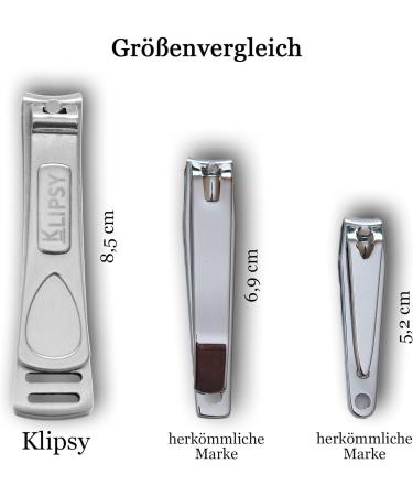 K-Pro KLIPSY Nail Clipper Large For Men and Thick Nails Stainless Steel - Buy Online on GoSupps.com