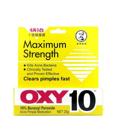 Chom Oxy Maximum Strength Oxy 10 Acne Treatment 25G
