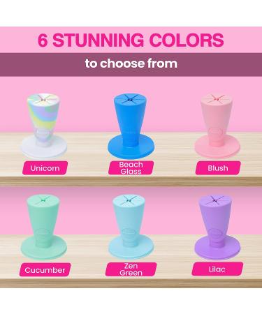 tweexy Hinge Untippable Nail Polish Bottle Holder | Anti-Spill Stand with Smartgrip Airlock Suction | Unicorn Nail Art Tools & Accessories - Buy Online on GoSupps.com