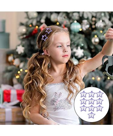 Small Hair Clips - Five-pointed Toddler Hair Charm Snap Hair Clips Clips Cute Hair Accessories for Baby Toddler Girls Kids Women Hair Styling Accessories Maijia 1 count (Pack of 1) Lavender - Buy Online on GoSupps.com