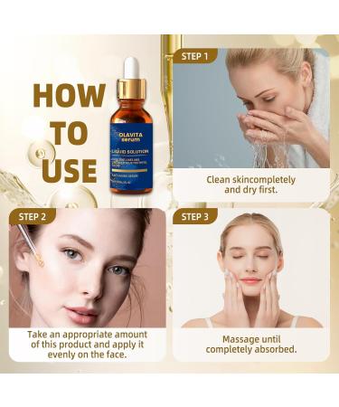 Olavita Serum Olavita Liquid Solution Anti Aging Serum Vitamin C & E Serum Boosts Skin Collagen Production Diminishes Fine Lines & Wrinkles For A Youthful Glow (2pcs) - Buy Online on GoSupps.com