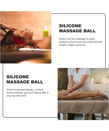Healvian Peanut Massage Ball - Hand & Foot Massager Roller | Body Massager Device 12x6.3cm - Perfect for Yoga & Relaxation - Buy Online on GoSupps.com