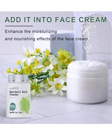 Mandelic Acid Powder 1OZ 99.9% Pure Cosmetic Grade for DIY Serums Peels & Creams Natural Moisturizer (Pack of 1 - Buy Online on GoSupps.com