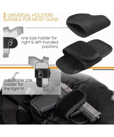 TECEUM Tactical Compact Sling Bag | Concealed Carry Handgun CCW | Black - Buy Online on GoSupps.com