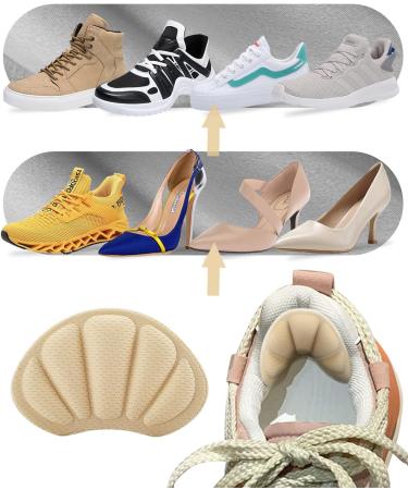 Self-Adhesive Heel Cushion Inserts - 10 Pairs - Prevent Heel Pain and Improve Shoe Fit for Women and Men - Buy Online on GoSupps.com