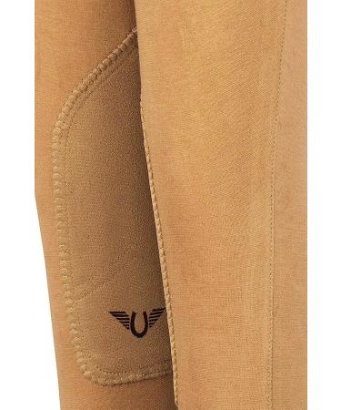 TuffRider Girl's Starter Lowrise Pull-On Jods Breech 6 Sand - Comfortable and Stylish Equestrian Riding Pants for Girls - Buy Online on GoSupps.com