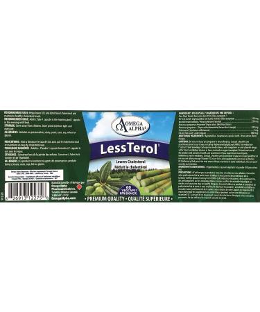 Omega Alpha Lessterol 60 Vcapsules - Buy Online on GoSupps.com