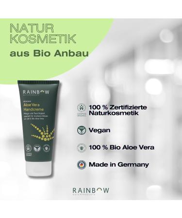 Aloe Vera Hand Cream 100ml | Organic Moisturizing After Sun Cream | Aloecare Natural Cosmetics - Buy Online on GoSupps.com